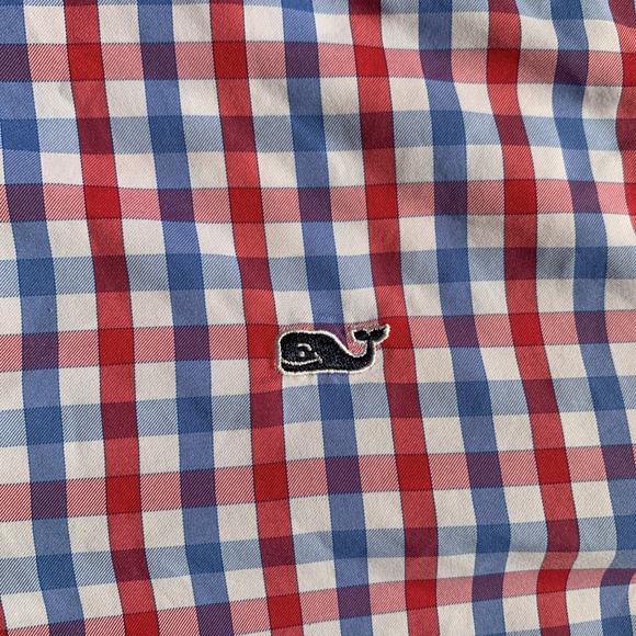 Vineyard Vines Classic Fit Tucker Shirt Medium Men's Plaid Check Button Down - Picture 4 of 7